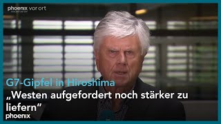 HansDieter Heumann Botschafter aD ua zum G7Gipfel in Hiroshima am 190523 [upl. by Akiwak]