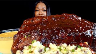 BBQ RIBS MUKBANG HOMEMADE BBQ RIBS MUKBANG KOREAN BBQ RIBS MUKBANG Eating Show [upl. by Yasmin116]