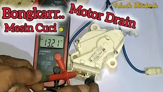 392  Bongkar Daleman Motor Drain Mesin Cuci LG Top Loading [upl. by Cirtap]