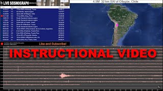 Seismograph Live Stream Instructions [upl. by Reehsab]