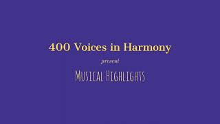 Beauty and the Beast 400 Voices in Harmony [upl. by Notnil101]