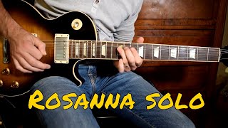 Toto  Rosanna solo cover [upl. by Bunder]