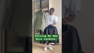 Styling My New Work Jackets workjacket jacket chorework outfitinspriation outfitideas fall [upl. by Flower51]