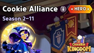 Cookie Alliance Season 211 Hero Mode Guide  Cookie Run Kingdom [upl. by Kit]