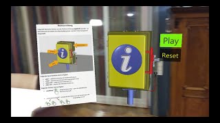 Vuforia Studio for HoloLens – Straightening device – Part 22 [upl. by Zetrauq]