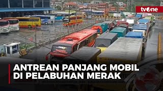 Aktivitas Penyebrangan di Pelabuhan Merak Ditutup Gegara Cuaca Buruk [upl. by Madelin]