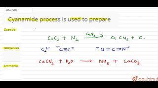 Cyanamide process is used to prepare [upl. by Gabey]