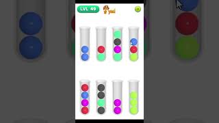 I play and collect marbles by color in the game level 49 shorts game gaming puzzle [upl. by Eseekram134]