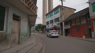 4K China Village walking Wujiang Town by the Wujiang River Zunyi Guizhou [upl. by Ahsaetan]