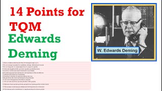 14 Points of Edward Deming quality tqm [upl. by Granlund737]