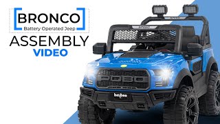 Baybee POBO Rechargeable Battery Operated Jeep Assembly Video [upl. by Okiruy]