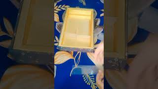 DIY jewellery organizer from mithai box 😱shortsyoutubeshortsdiyCrafterAditi [upl. by Joey]