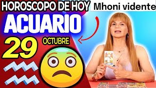 🆘POTENTE E INESPERADA NOTICIA❗️😨 Acuario ♒ MONHI VIDENTE 🔮 Horoscopo De 29 De Octubre 2024 ❤️ [upl. by Dogs]