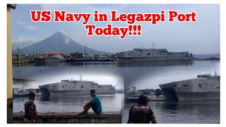 US NAVAL SHIPUSNS Legazpi Port Today [upl. by Fording]