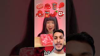 Random Red Food MUKBANG😋 asmr mukbang [upl. by Greggory123]