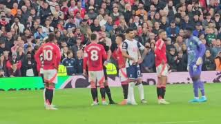 Bruno Fernandes RED CARD vs Tottenham  Man United vs Tottenham [upl. by Dennet950]