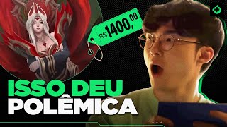 A polêmica skin do Hall of Legends do Faker [upl. by Annawt]