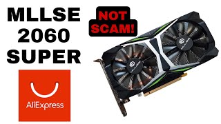 MLLSE RTX 2060 SUPER  ALIEXPRESS Graphics Card  UK UnboxingBenchmarkMW2 [upl. by Ycrad]