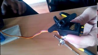 SERVO MOTOR 360 DERECE KULLANMA SERVO HACK [upl. by Ahsoyem924]