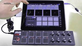 iPad  Sample Lab  Akai LPD8 [upl. by Hedvig]