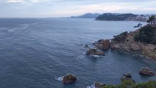 Lloret de Mar  Coastal path towards Canyelles morning hours [upl. by Ellenwahs72]