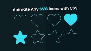 Animate Any SVG icons with CSS Only  SVG Stroke Animation With Html CSS [upl. by Baruch]