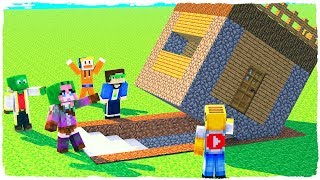 🤘 MINECRAFT  ¡ENCONTRAMOS UN BÚNKER SECRETO DEBAJO DE UNA CASA [upl. by Cahn]