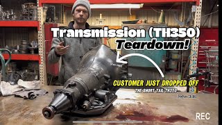 CHEVROLET TRANSMISSION SHORT TAIL TH350 Full Teardown  No 2nd Gear  “Shifting Weird” [upl. by Mayor144]