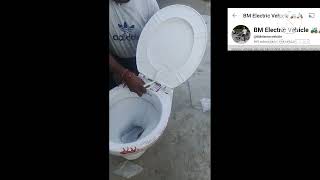 toilet seat cover fitting toilet fitting [upl. by Arlie]