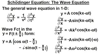 Physics  Ch 66 Ch 4 Quantum Mechanics Schrodinger Eqn 3 of 92 The Wave Equation [upl. by Anavlys483]