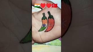 🇹🇷♥️🇮🇳Jana gana Mana adhinayak ll republic day drawing26januaryhowtodrawpaintingshorts [upl. by Corydon]