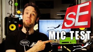 SE Electronics mic comparison [upl. by Kattie]