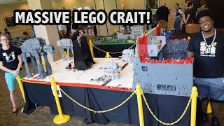 Worlds Largest LEGO Battle of Crait from Star Wars The Last Jedi [upl. by Sivrad]