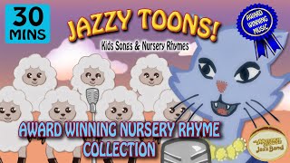 Nursery Rhyme Mix Volume 1  Jazzy Toons  Award Winning Childrens Music  Mother Goose Jazz Band [upl. by Rehsa]