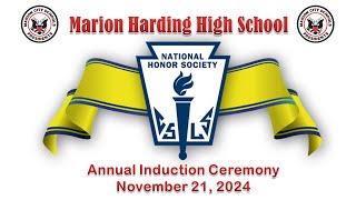 Marion Harding High School National Honor Society  2024 [upl. by Annahavas]