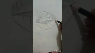 How to draw lips pencilsketchingmastery drawing art pencildrawingtechniques sketch shorts [upl. by Eelrac866]