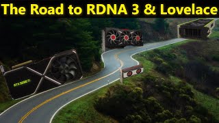 The Road to RDNA 3 amp Lovelace RX 6950 XT 6750 XT 6650 XT RTX 3090 Ti Intel ARC Musings [upl. by Nilkcaj728]