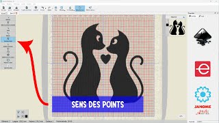 tuto Sens des Points sur Exubérance ou artistic digitizer Junoir [upl. by Enilamme731]