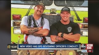 ITeam New video of Hillsborough Firefighter getting tased by police [upl. by Anoiek503]