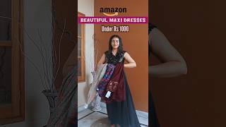 Partywear maxi dresses for women  western birthday dress mini haul amazon dress haul shorts [upl. by Mosley]