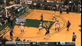 Notre Dame at USF Highlights February 12 2012 [upl. by Hallett567]