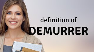 Demurrer — DEMURRER definition [upl. by Cirala304]