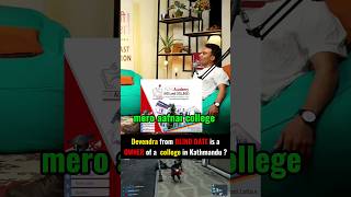 College owner to BLIND DATE Star Devendra blinddatenepal devendra [upl. by Naxor432]