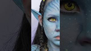 Avatar Makeup on textured skin💙✨shorts texturedskin makeup [upl. by Uaeb]