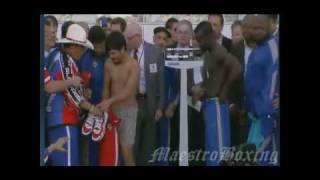 Manny Pacquiao vs Joshua Clottey  FULL WEIGHIN [upl. by Iphagenia]