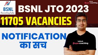 BSNL JTO Recruitment 2023  BSNL Junior Telecom Officer Vacancy Syllabus Eligibility Form Date [upl. by Nodababus]