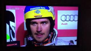 Skandal Marcel Hirscher Nightrace Schladming 2016 mit Brille [upl. by Shay231]