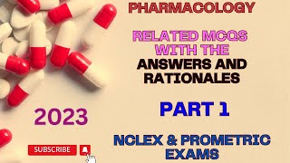 Comprehensive Pharmacology Nursing Exam Review 2023  NCLEX DHA Prometric and HAAD Exams  part 1 [upl. by Hairakcaz661]