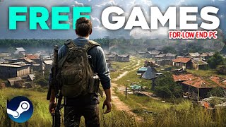 TOP 10 Free LOW SPEC PC Games 2024 STEAM [upl. by Tedric500]