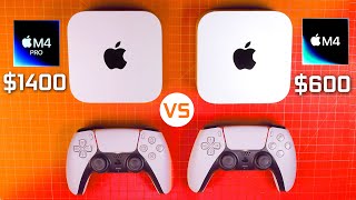 Mac Mini M4 vs Mac Mini M4 Pro  Gaming Performance Comparison [upl. by Horatio]